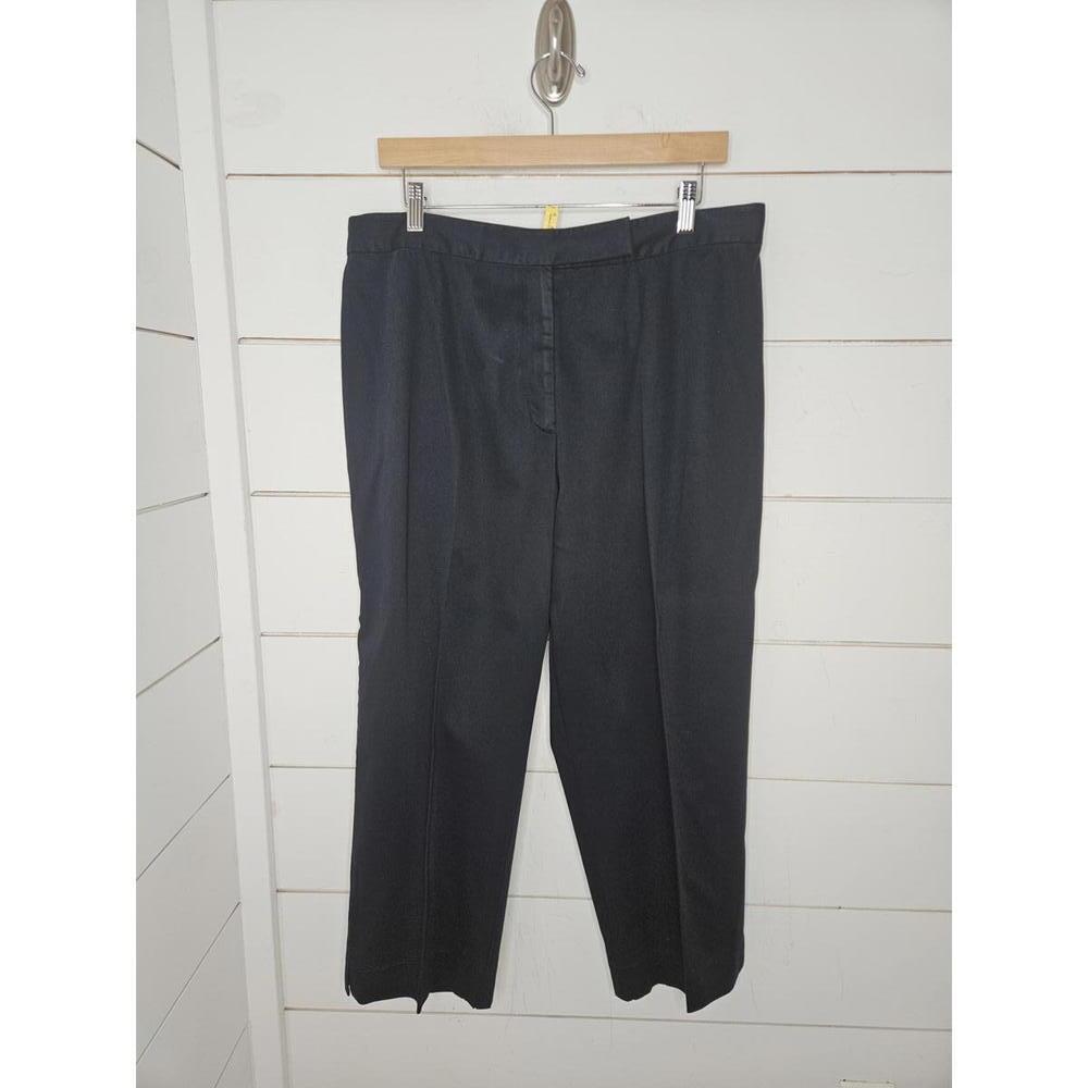 Worthington Stretch size 16 navy blue capri/cropped pants
